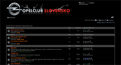Desktop Screenshot of forum.opelclub.sk
